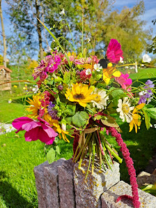 Blumen- und Kürbisfeld vom Milchviehhof Uysmüller