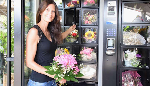 Blumenautomat 24/7+Blumenhaus Pehle