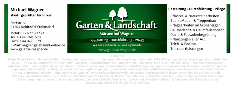 Garten & Landschaft Gärtnerhof Wagner Inh. Michael Wagner