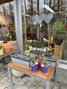 Holzschuh Blumen