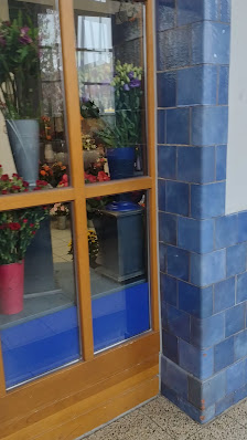 Die Blume im Bahnhof