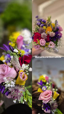 Blumenkunst Blatt und Blüte