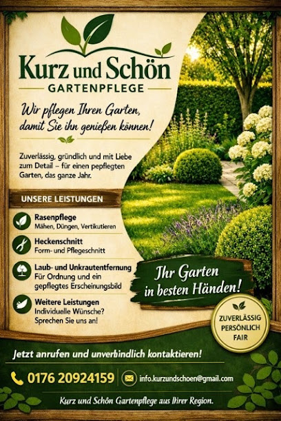 Kurz und schön Gartenpflege