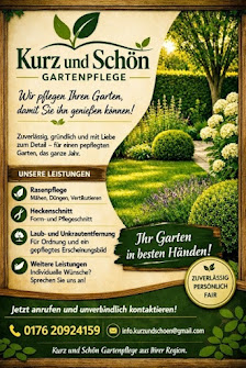 Kurz und schön Gartenpflege
