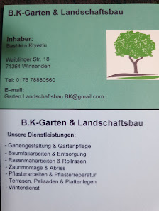 B.K-Garten & Landschaftsbau